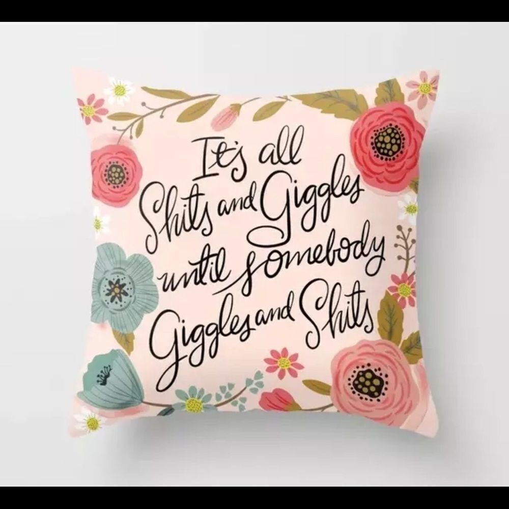 GIGGLE PILLOW COVER